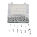 250pcs / Box Heavy Duty Zinc Plated Cotter R Tractor Clip Pin(Silver)