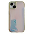 For iPhone 15 Electroplated Aurora TPU + PC Phone Case(Green)