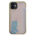 For iPhone 12 Electroplated Aurora TPU + PC Phone Case(Green)