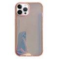 For iPhone 12 Pro Max Electroplated Aurora TPU + PC Phone Case(Pink)