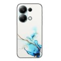 For Xiaomi Redmi Note 13 Pro 4G / Poco M6 Pro 4G Hollow Marble Pattern TPU Straight Edge Phone Case(