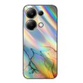 For Xiaomi Redmi Note 13 Pro 4G / Poco M6 Pro 4G Laser Marble Pattern Clear TPU Protective Phone Cas