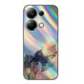For Xiaomi Redmi Note 13 Pro 4G / Poco M6 Pro 4G Laser Marble Pattern Clear TPU Protective Phone Cas