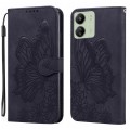 For Xiaomi Redmi 13C / POCO C65 Retro Skin Feel Butterflies Embossing Horizontal Flip Leather Phone