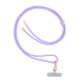 mutural Universal Mobile Phone Solid Color Lanyard(Purple)