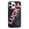 For iPhone 11 Pro Max Colorful Pattern TPU + PC Phone Case(LUCKY)