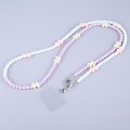Mobile Phone Anti-lost Dazzling Crossbody Long Bead Chain(Colorful Bowknot)