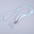 Mobile Phone Anti-lost Butterfly Crossbody Long Bead Chain(Blue)