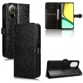 For Realme C67 4G Honeycomb Dot Texture Leather Phone Case(Black)
