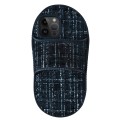 For iPhone 14 Pro Creative Flannel Slipper Design TPU Phone Case(Black)
