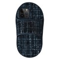 For iPhone 12 Pro Creative Flannel Slipper Design TPU Phone Case(Black)