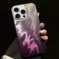 For iPhone 15 Pro Max Foxtail Bronzing Laser Gradient Phone Case(Purple)