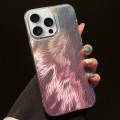 For iPhone 15 Pro Foxtail Bronzing Laser Gradient Phone Case(Pink)
