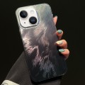 For iPhone 14 Foxtail Bronzing Laser Gradient Phone Case(Black)