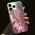 For iPhone 11 Pro Max Foxtail Bronzing Laser Gradient Phone Case(Pink)