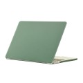 For MacBook Air 15.3 2024 A2941 (M2)/A3114 (M3) Laptop Matte Style Protective Case(Dark Green)