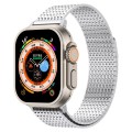 For Apple Watch Series 6 44mm Milanese Loop Magnetic Clasp Stainless Steel Watch Band(Silver)