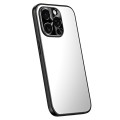 For iPhone 14 Pro R-JUST RJ-61 Electroplating Frosted TPU + PC Phone Case(Silver)