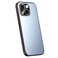 For iPhone 14 Plus R-JUST RJ-61 Electroplating Frosted TPU + PC Phone Case(Blue)