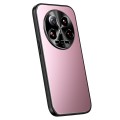 For Xiaomi 14 Ultra R-JUST RJ-61 Electroplating Frosted TPU + PC Phone Case(Pink)