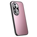 For OPPO Reno11 Pro Global R-JUST RJ-61 Electroplating Frosted TPU + PC Phone Case(Pink)