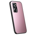 For Huawei P40 R-JUST RJ-61 Electroplating Frosted TPU + PC Phone Case(Pink)