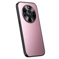 For Honor X50 R-JUST RJ-61 Electroplating Frosted TPU + PC Phone Case(Pink)