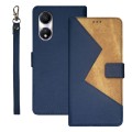 For Honor Play 40 idewei Two-color Splicing Leather Phone Case(Blue)