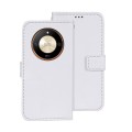 For Honor X9b idewei Crazy Horse Texture Leather Phone Case with Holder(White)