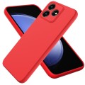 For ZTE Blade V50 Design 4G Pure Color Liquid Silicone Shockproof Phone Case(Red)