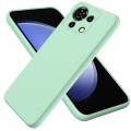 For ZTE Blade V50 Vita Pure Color Liquid Silicone Shockproof Phone Case(Green)
