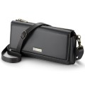 CaseMe Me30 Multi Functional Diagonal Cross Bag Phone Case(Black)