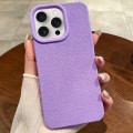 For iPhone 15 Pro Max Creative Lunar Craters TPU Full Coverage Shockproof Phone Case(Purple)