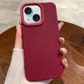 For iPhone 15 Creative Lunar Craters TPU Full Coverage Shockproof Phone Case(Red)