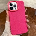 For iPhone 14 Pro Max Creative Lunar Craters TPU Full Coverage Shockproof Phone Case(Rose Red)