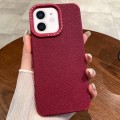 For iPhone 12 Creative Lunar Craters TPU Full Coverage Shockproof Phone Case(Red)