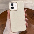 For iPhone 12 Creative Lunar Craters TPU Full Coverage Shockproof Phone Case(White)