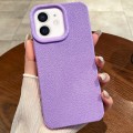 For iPhone 12 Creative Lunar Craters TPU Full Coverage Shockproof Phone Case(Purple)