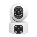 SriHome SH049 2MP + 2MP Humanoid Tracking Smart Night Vision Dual Lens HD IP Camera(EU Plug)