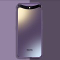 For OPPO Find X GKK AG Craft Skin Feel Magnetic Combination Full Coverage Phone Case(Purple)