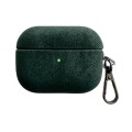 For AirPods Pro 2 Suede Earphone Protective Case(Green)