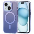 For iPhone 15 Plus TGVIS Aurora Series MagSafe Magnetic Phone Case(Gradient Purple)