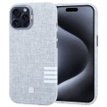 For iPhone 15 Pro Max TGVIS Vida Series MagSafe Magnetic Phone Case(Grey)