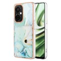 For OnePlus CE 3 Lite 5G / Nord N30 Marble Pattern IMD Card Slot Phone Case(Green)