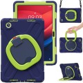 For Lenovo Tab M11 /Xiaomi Pad 11 2024 Silicone Hybrid PC Tablet Case with Holder & Shoulder Strap(N