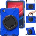 For Lenovo Tab M11 /Xiaomi Pad 11 2024 Silicone Hybrid PC Tablet Case with Holder & Shoulder Strap(B