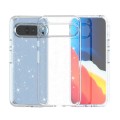For Google Pixel 9 Pro XL Terminator Style Shockproof Phone Case(Glitter White)