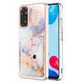 For Xiaomi Redmi Note 11s / Note 11 4G Global Marble Pattern IMD Card Slot Phone Case(Galaxy Marble