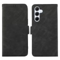 For Samsung Galaxy A15 5G ABEEL Frosted Magnetic RFID Leather Phone Case(Black)