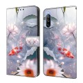 For Sony Xperia 10 IV Crystal Painted Leather Phone case(Koi)